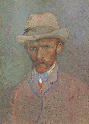 Self-Portrait with Grey Felt Hat (nn04), Vincent Van Gogh